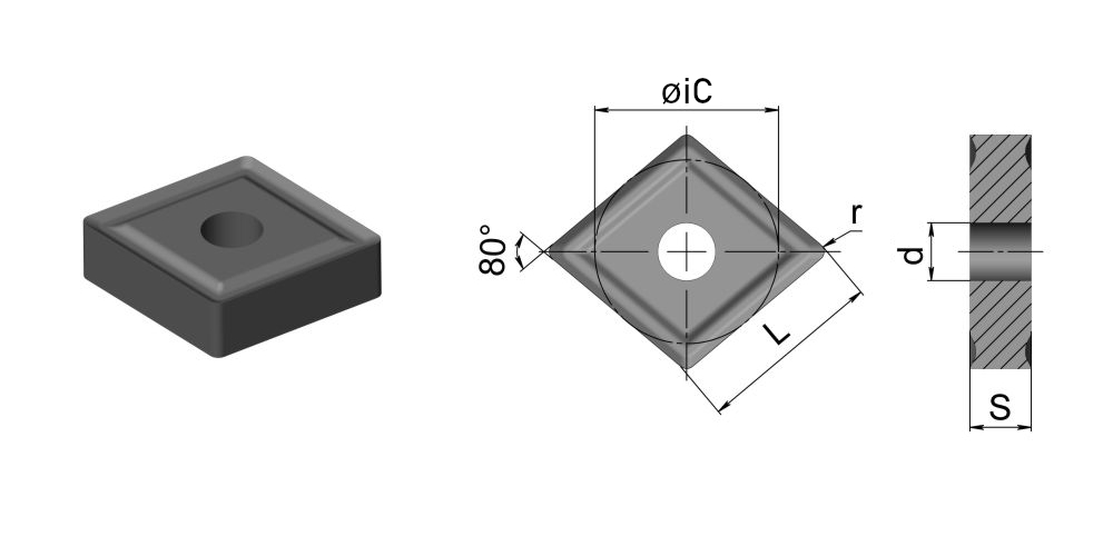 CNMG120402-HA JTK101 Пластина токарная для точения